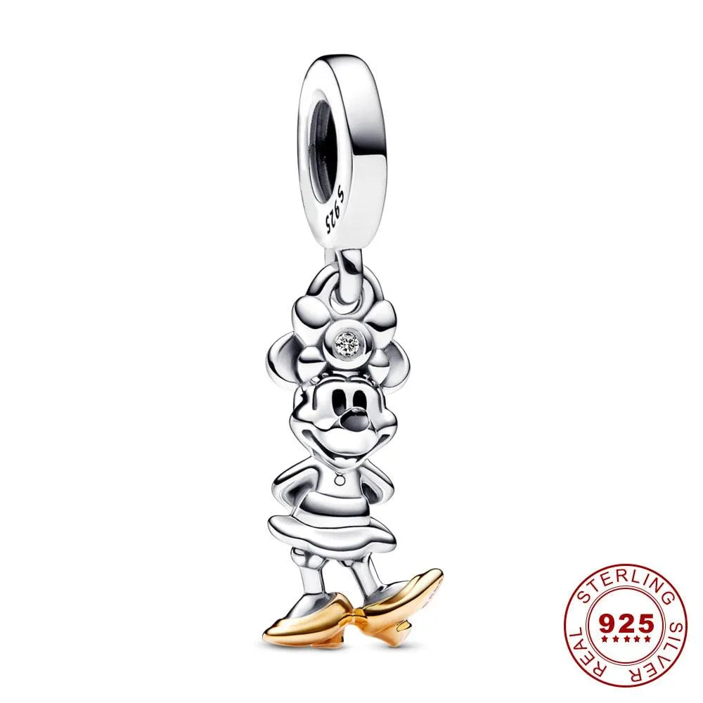 2023 New Summer 925 Sterling Silver Crab Jellyfish Charms