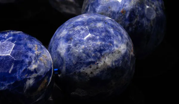 Extra Large Luxury Faceted Sodalite Gemstone Bracelet