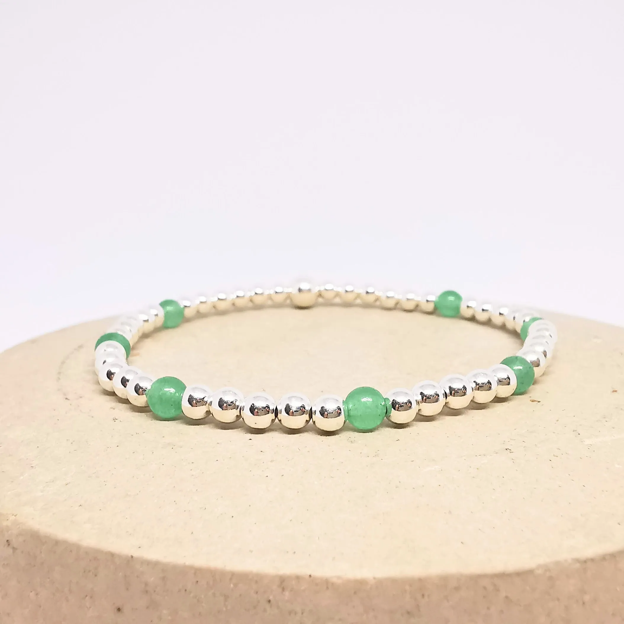 Gemstone Bracelet in sterling silver
