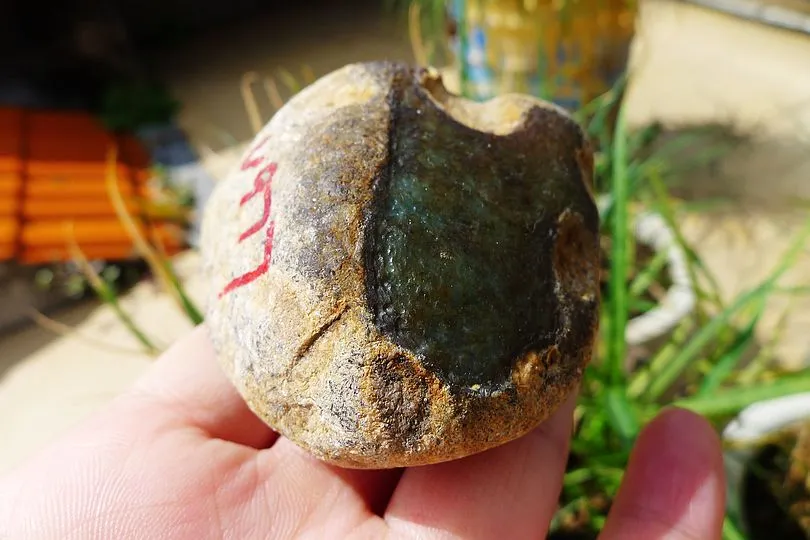 Natural Jade Rough Jadeite Raw (188g,6.3X6X3.5cm)
