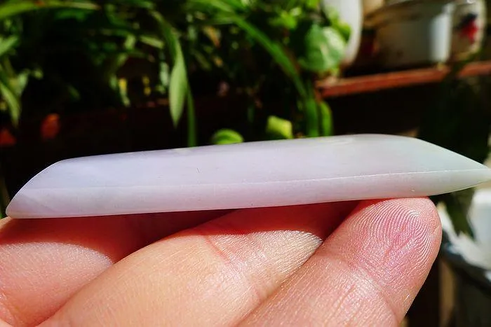 Natural Jade Rough Jadeite Raw (28g,7.4X2.3X0.7cm)